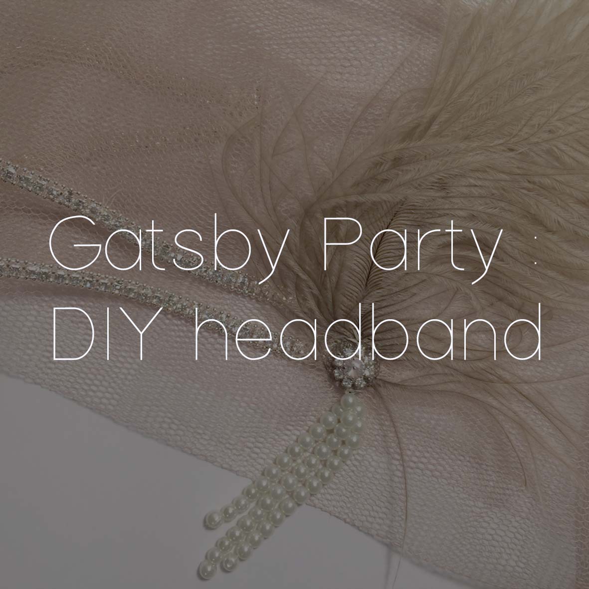 43 GATSBY PARTY DIY HEADBAND