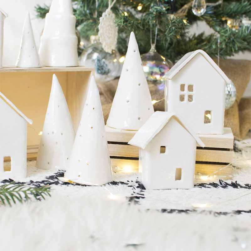 Décorations de Noël en pâte autodurcissante DIY - Lucky Sophie blog famille  voyage